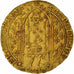 France, Charles V, Franc à pied, 1365-1380, Atelier incertain, Or, SUP