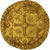 France, Charles V, Franc à pied, 1365-1380, Uncertain mint, Gold, AU(55-58)