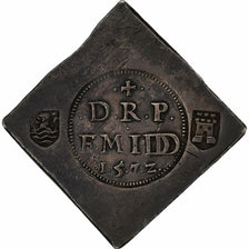 Paesi Bassi, Philip II, Daalder, 36 Stuivers, 1572, Middelbourg, Argento, BB+