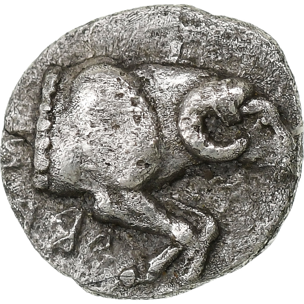 Troas, Obol, ca. 475-450 BC, Kebren, Silver, AU(50-53)