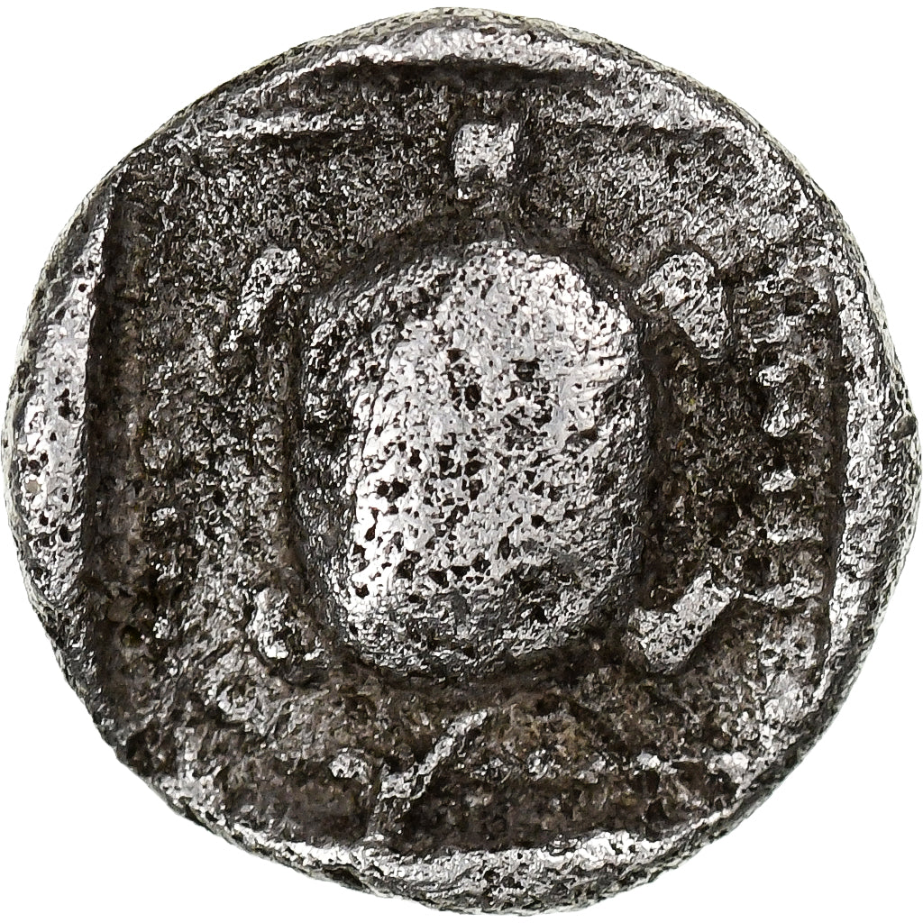 Lesbos, Obol, ca. 460-406 BC, Methymna, Silver, VF(20-25), HGC:6-900