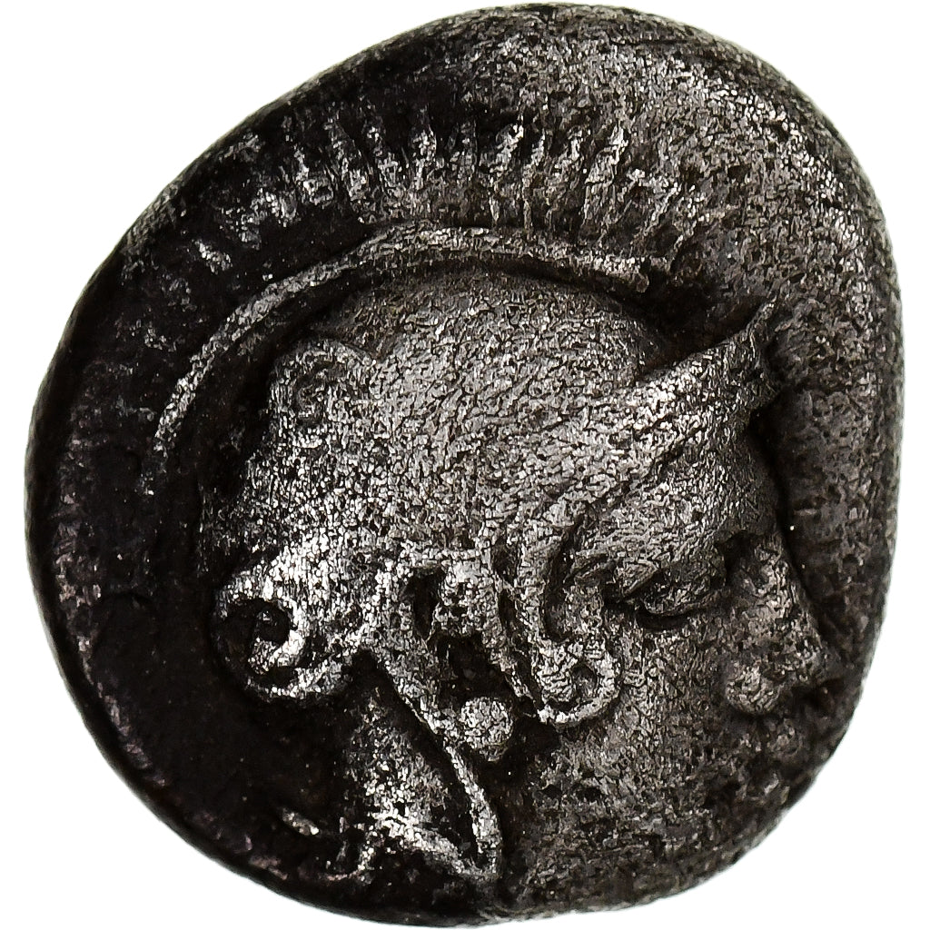 Lesbos, Obol, ca. 460-406 BC, Methymna, Silver, EF(40-45), HGC:6-904