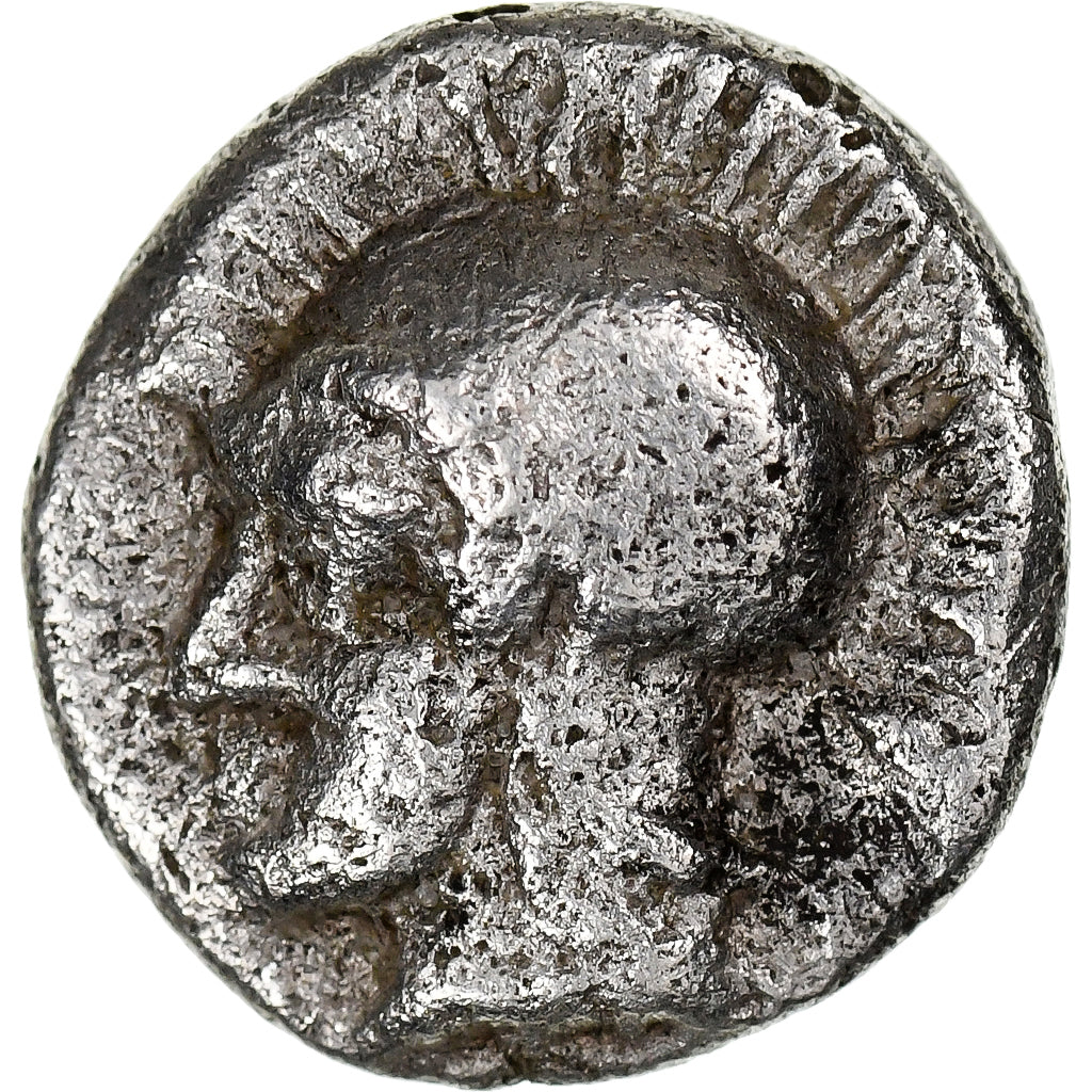 Lesbos, Obol, ca. 500/480-460 BC, Methymna, Silver, EF(40-45), HGC:6-890