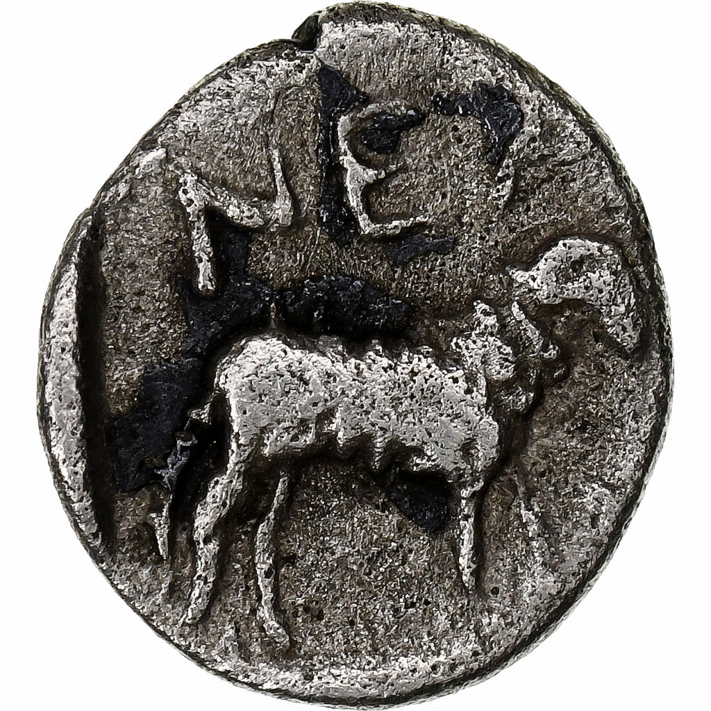Troas, Obol, 4th century BC, Néandria, Silver, VF(30-35), SNG-vonAulock:7628