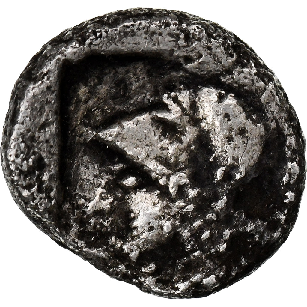 Mysie, Obole, ca. 500-450 BC, Lámpsakos, Argent, TB+, SNG-France:1128-9