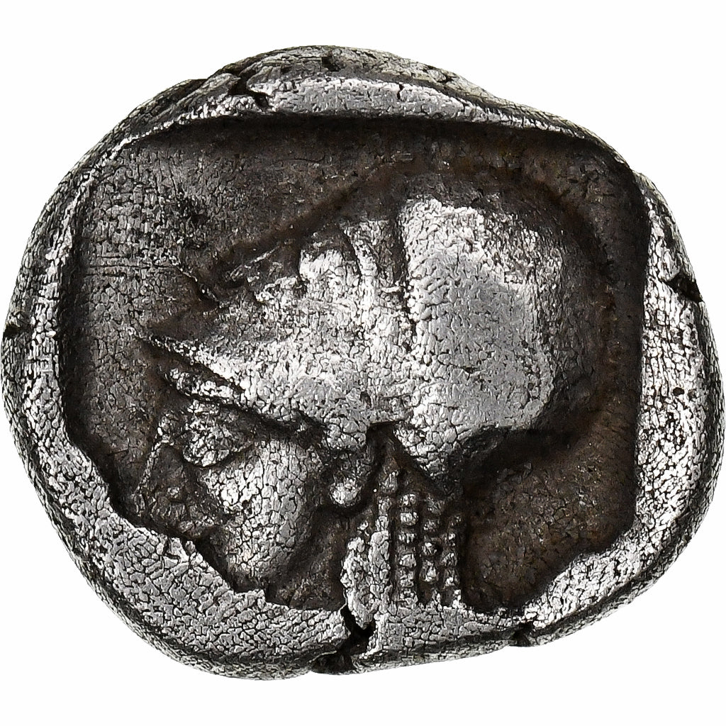 Mysie, Obole, ca. 500-450 BC, Lámpsakos, Argent, TTB, SNG-France:1128-9