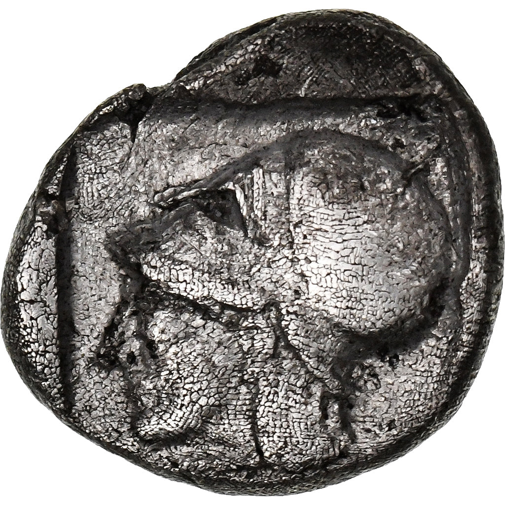 Myzja, Obol, ca. 500-450 BC, Lampsakos, Srebro, AU(55-58), SNG-France:1128-9