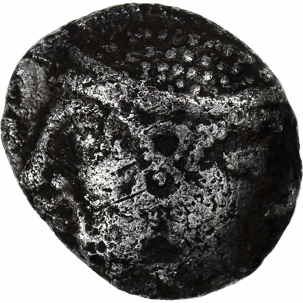 Troas, Hemidrachm, ca. 525-480 BC, Tenedos, Silver, EF(40-45), HGC:6-380