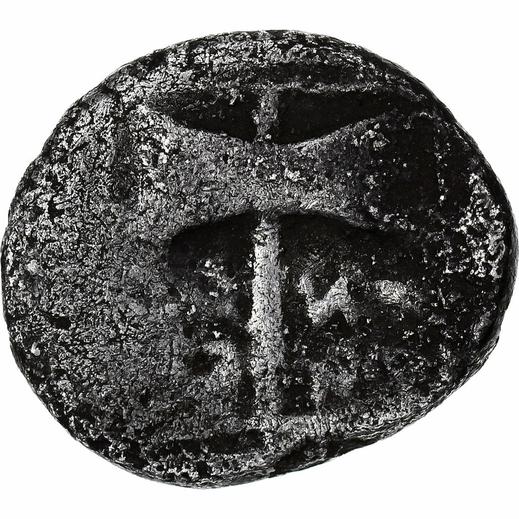 Troas, Hemidrachm, ca. 525-480 BC, Tenedos, Silver, EF(40-45), HGC:6-380