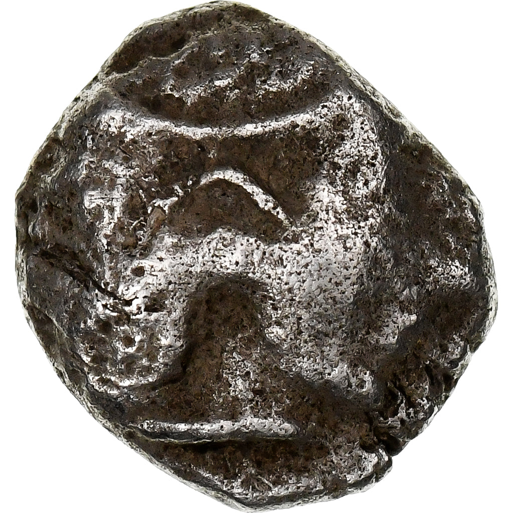 Troas, Obol, ca. 500-450 BC, Tenedos, Silver, AU(50-53), HGC:6-381