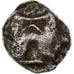 Troas, Obol, ca. 500-450 BC, Tenedos, Silver, AU(50-53), HGC:6-381
