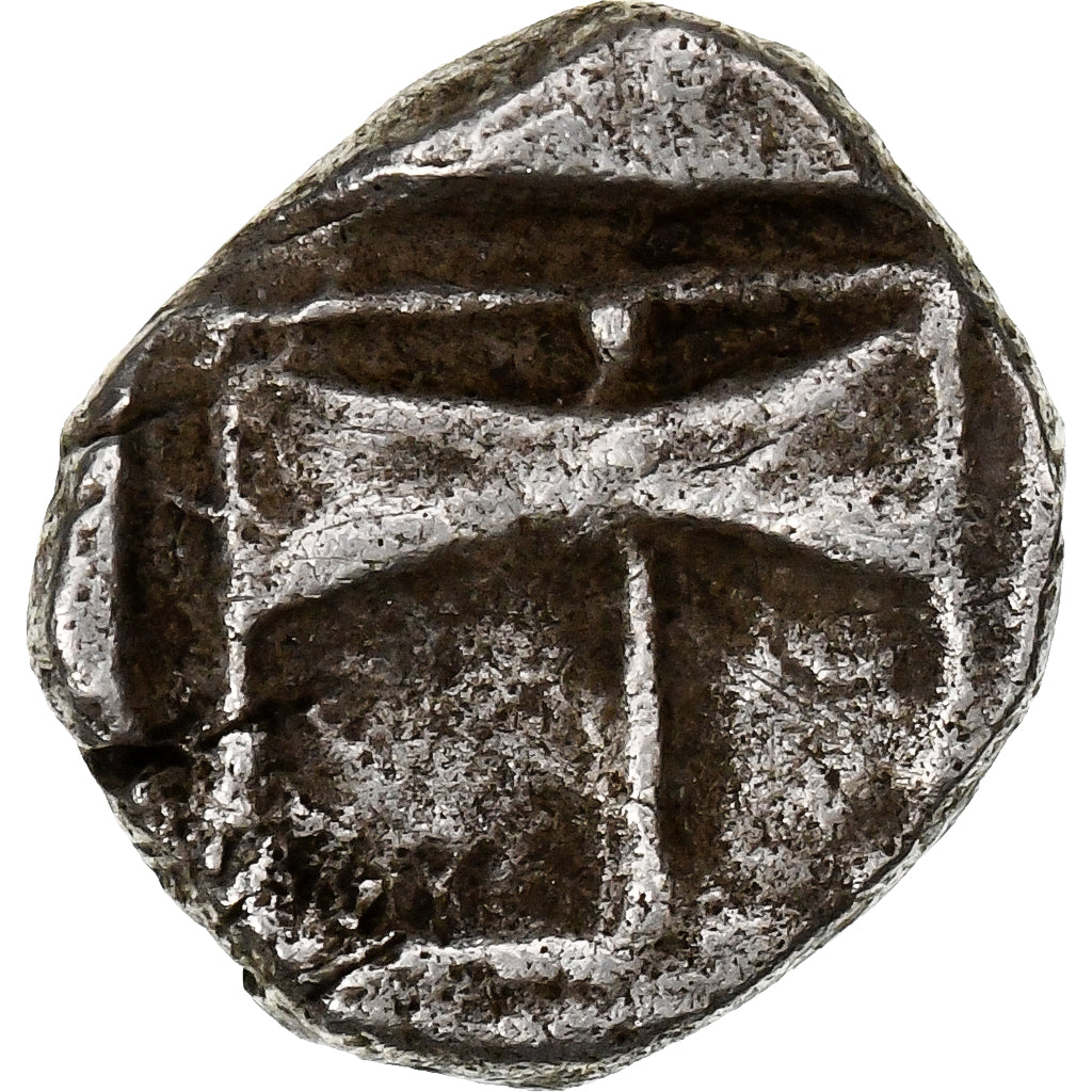 Troas, Obol, ca. 500-450 BC, Tenedos, Silver, AU(50-53), HGC:6-381