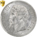 França, Napoleon III, 1 Franc, 1855, Paris, ancre, Prata, PCGS, MS(64)
