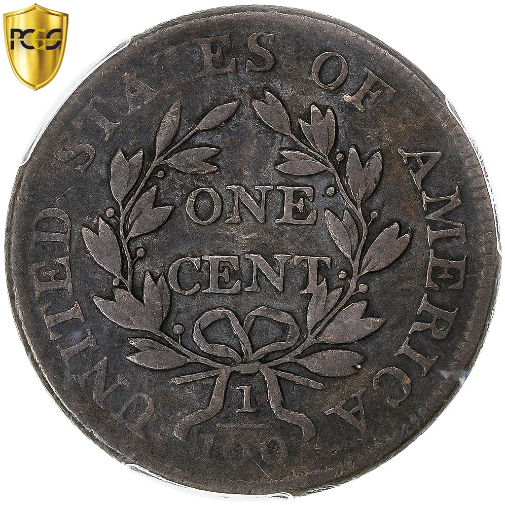 Verenigde Staten, 1 Cent, Draped Bust, 1803, Philadelphia, Koper, PCGS, VF25