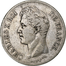 France, Charles X, 5 Francs, 1829, Paris, Silver, VF(30-35), Gadoury:644