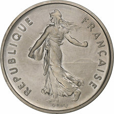 Frankreich, 5 Francs, Semeuse, 1971, MDP, Piéfort, Silber, UNZ, Gadoury:154.P2