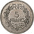 Francja, 5 Francs, Lavrillier, 1937, Paris, Nikiel, AU(55-58), Gadoury:760