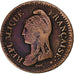 Frankreich, 1 Décime, Dupré, AN 9, Geneva, Bronze, S, Gadoury:187a