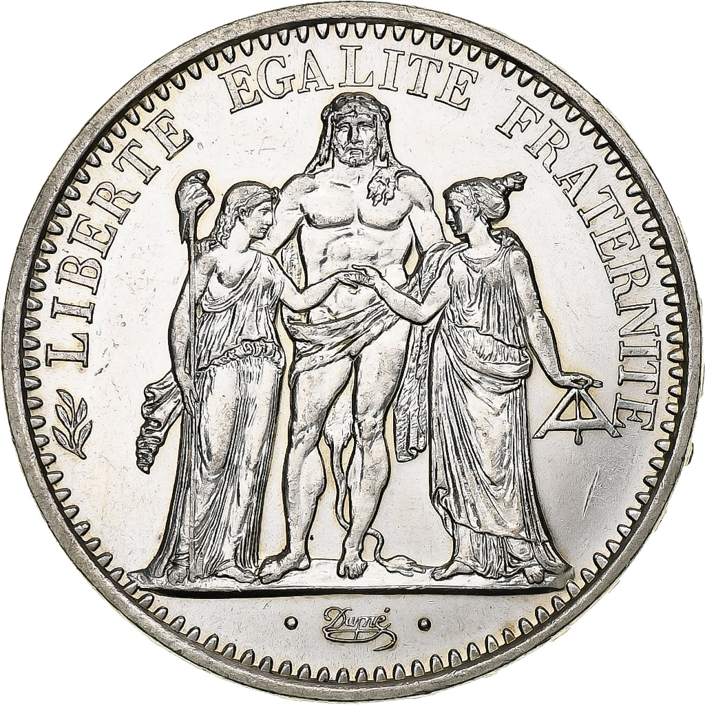 France, 10 Francs, Hercule, 1967, Paris, Avec accent, Silver, MS(60-62)