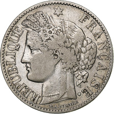 France, 2 Francs, Cérès, 1895, Paris, Silver, VF(30-35), Gadoury:530a