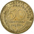 França, 50 Centimes, Marianne, 1962, Paris, Col à 4 plis, Alumínio-Bronze
