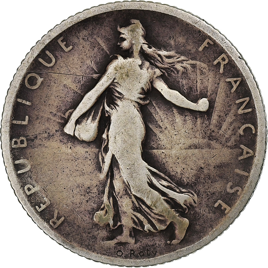 France, 1 Franc, Semeuse, 1900, Paris, Argent, B+, Gadoury:467, KM:844.1