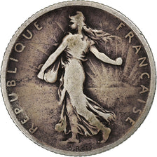 France, 1 Franc, Semeuse, 1900, Paris, Argent, B+, Gadoury:467, KM:844.1