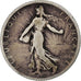 França, 1 Franc, Semeuse, 1900, Paris, Prata, F(12-15), Gadoury:467, KM:844.1