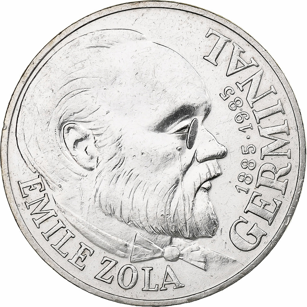 France, 100 Francs, Emile Zola Germinal, 1985, MDP, Argent, SUP, Gadoury:900