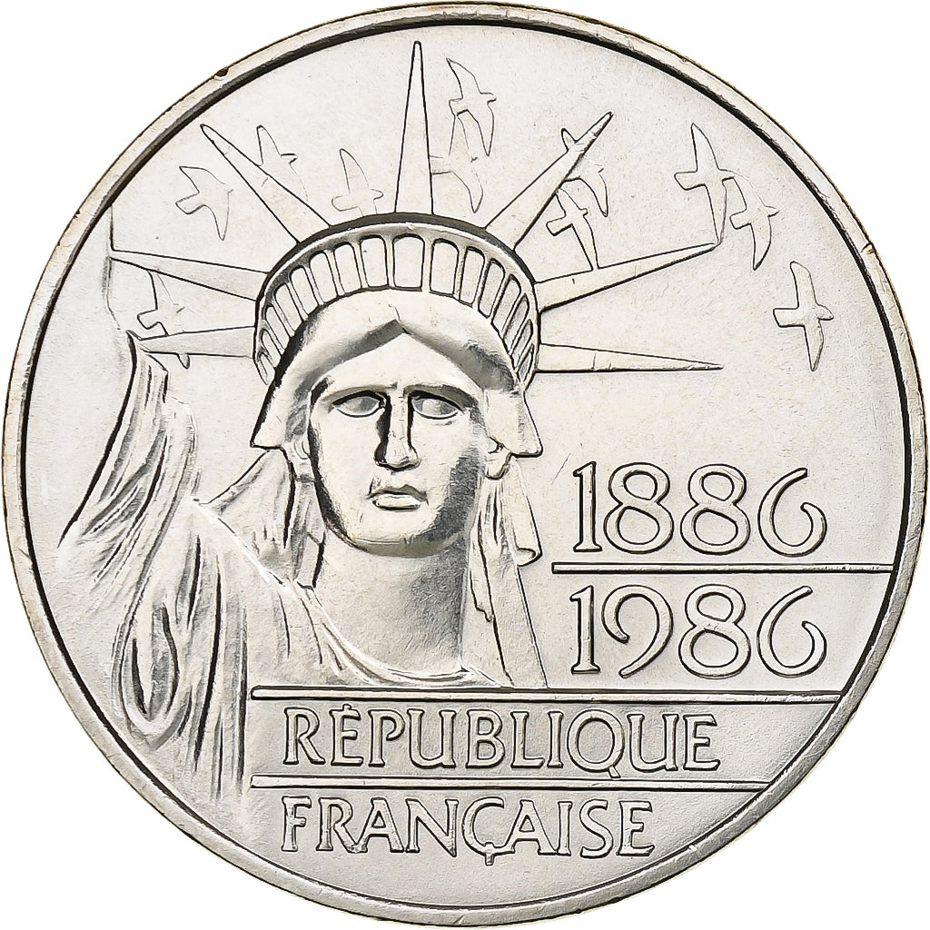 France, 100 Francs, Statue de la Liberté, 1986, MDP, Argent, SUP+, Gadoury:901