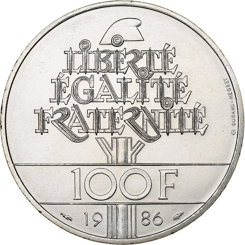 France, 100 Francs, Statue de la Liberté, 1986, MDP, Argent, SUP+, Gadoury:901