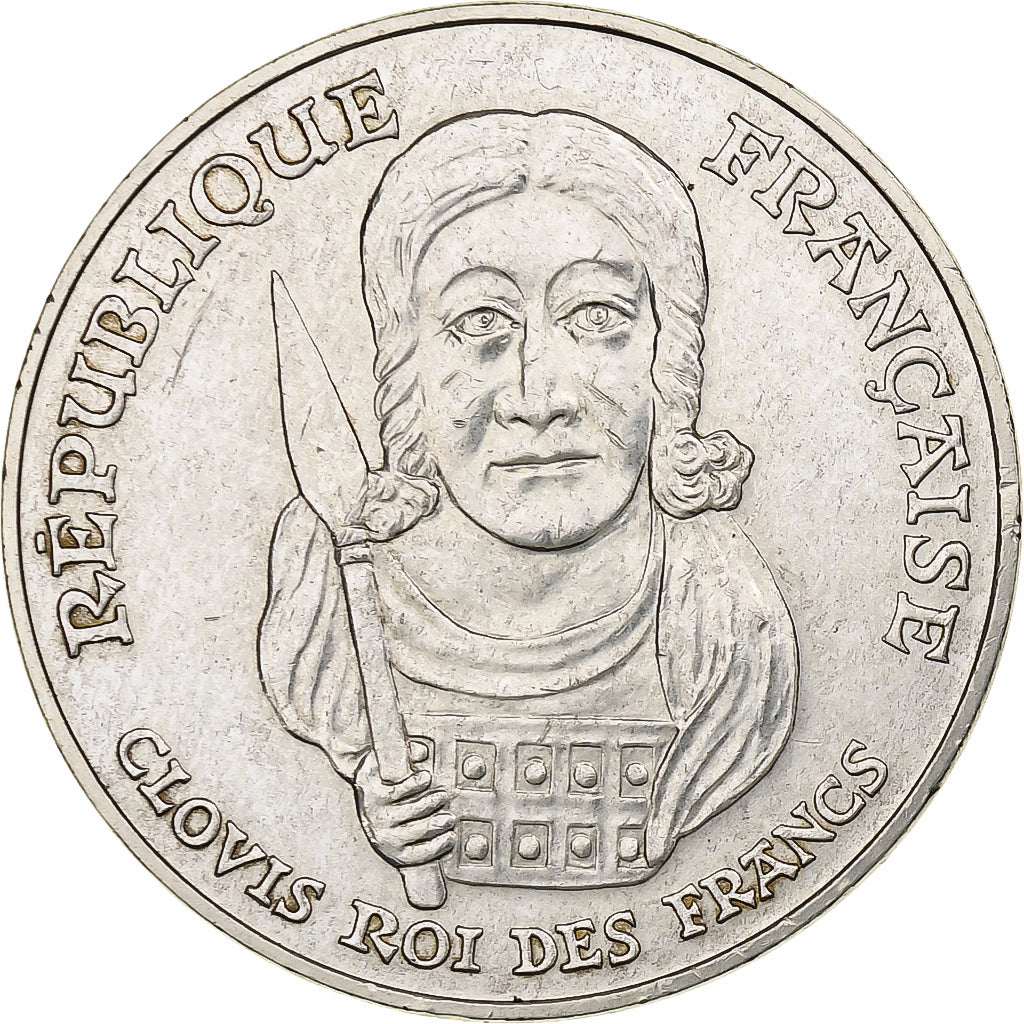 Francia, 100 Francs, Clovis, 1996, MDP, Argento, SPL, Gadoury:953, KM:1180
