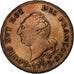 France, Louis XVI, 30 sols françois, 1792 / AN 4, Lille, Faux d'époque, Bronze