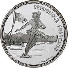 Frankreich, 100 Francs, 1992 Olympics, Albertville, Figure skating, 1989, MDP