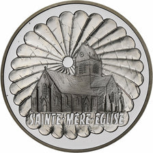 France, 100 Francs, Sainte-Mère-Eglise, 1994, MDP, Proof, Silver, MS(63)