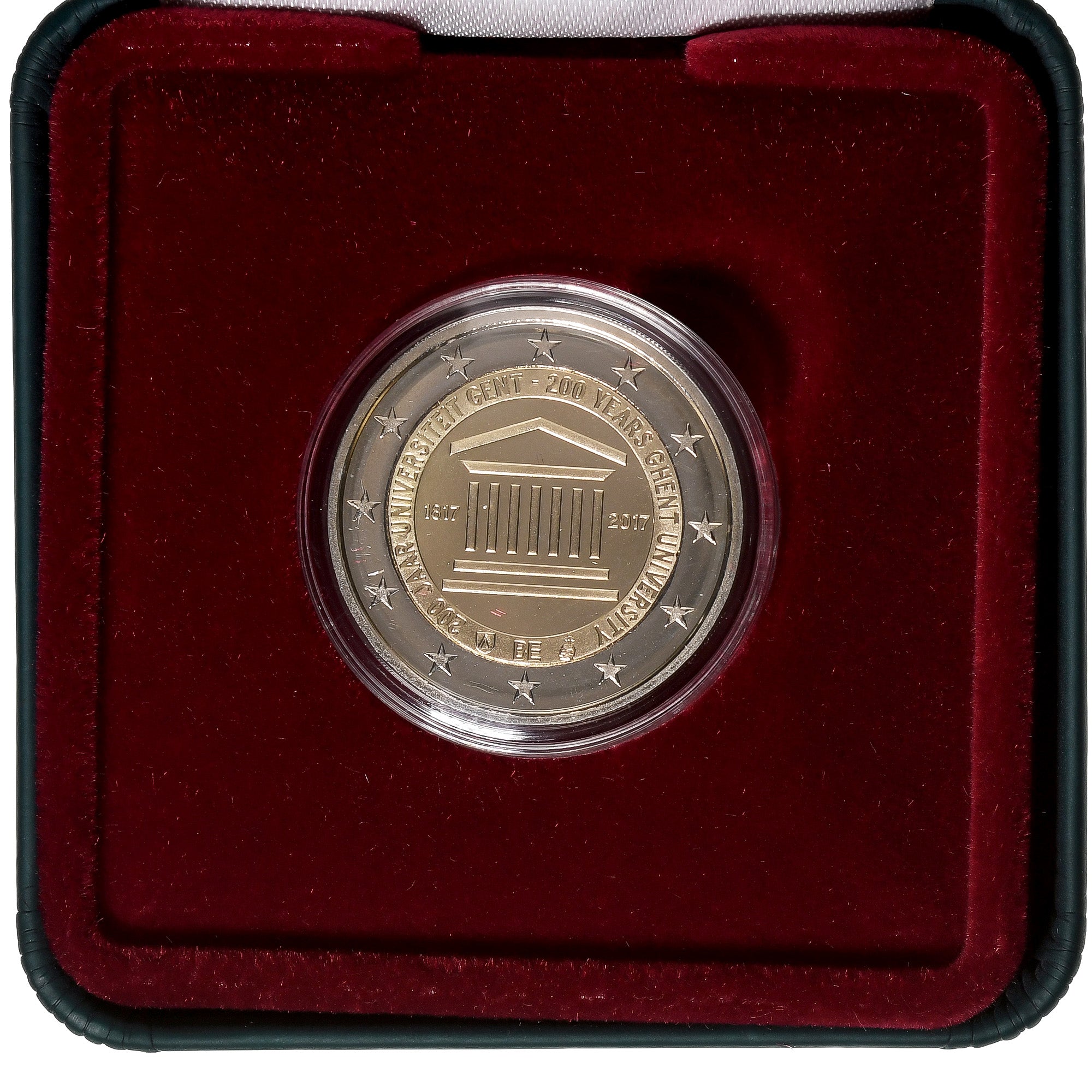 Belgien, 2 Euro, 200 ans de l'Université de Gand, PP, 2017, Brussels