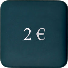 Belgium, 2 Euro, droits de l'homme, Proof, 2008, Brussels, Bi-Metallic
