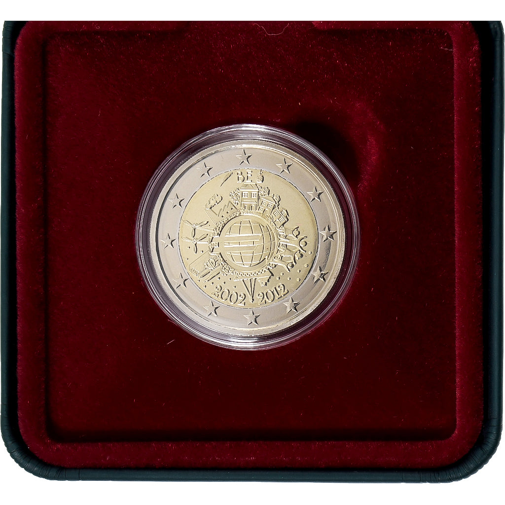 Belgien, 2 Euro, Introduction de l'euro, PP, 2012, Brussels, Bi-Metallic, STGL