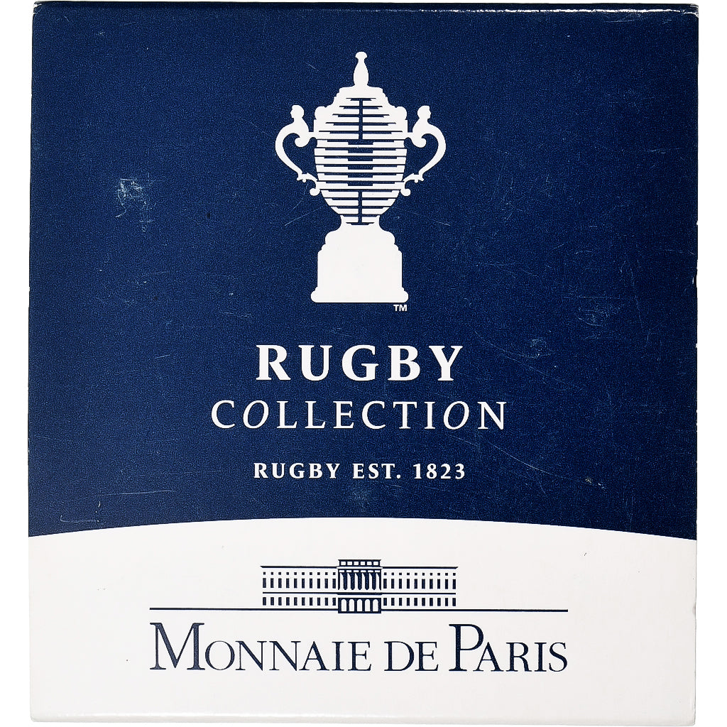 France, 1-1/2 Euro, 2007 Rugby World Cup, 2007, MDP, Silver, MS(65-70)