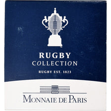 France, 1-1/2 Euro, 2007 Rugby World Cup, 2007, MDP, Silver, MS(65-70)