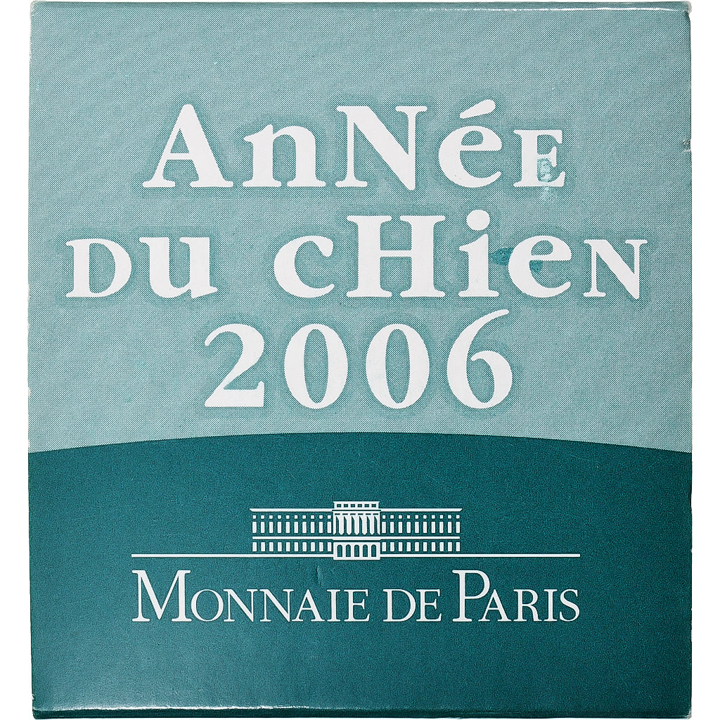 France, 1/4 Euro, Année du Chien, Proof, 2006, MDP, Silver, MS(65-70)