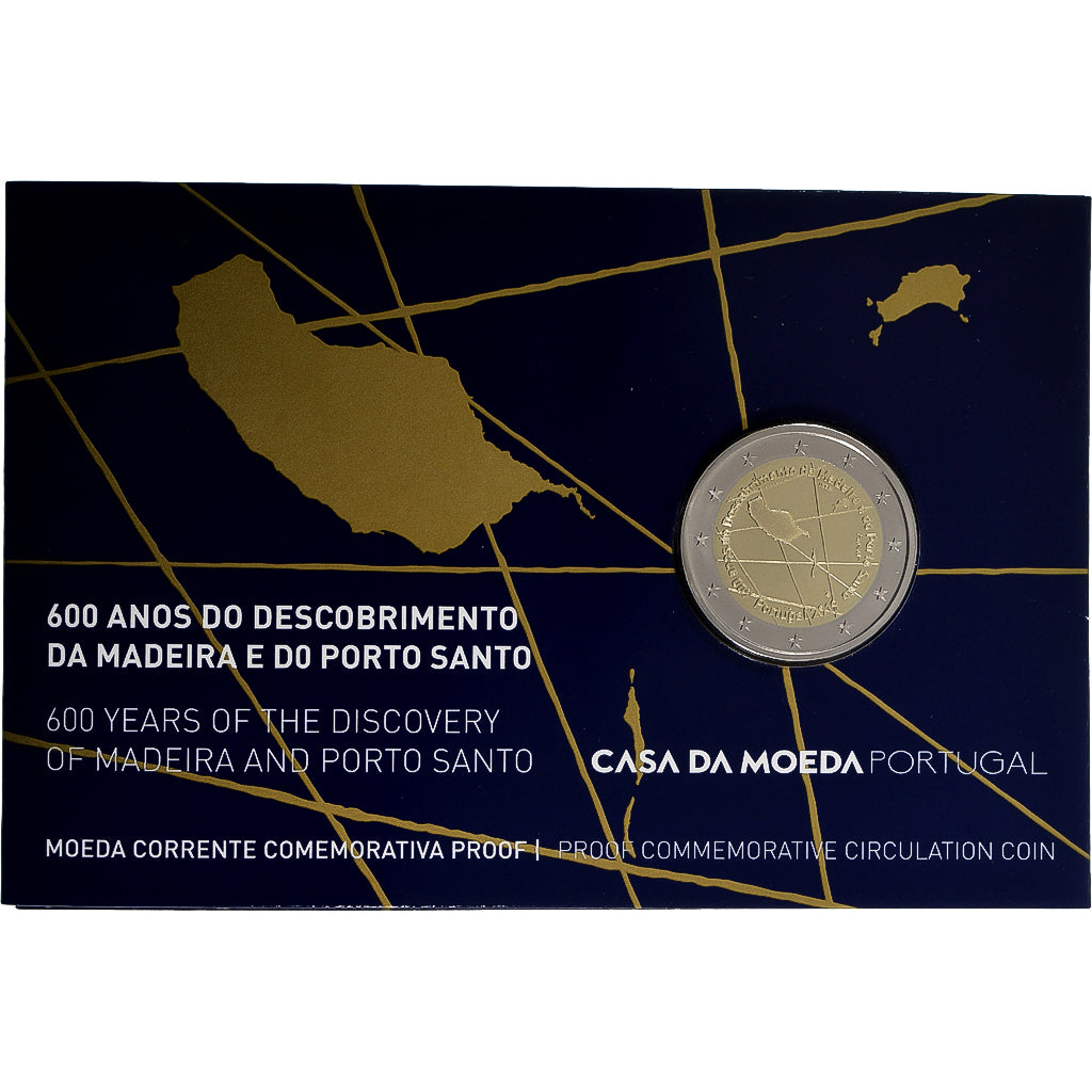 Portugal, 2 Euro, 600 anos Madeira Porto Santo, 2019, Lisbon, Bimetaliczny