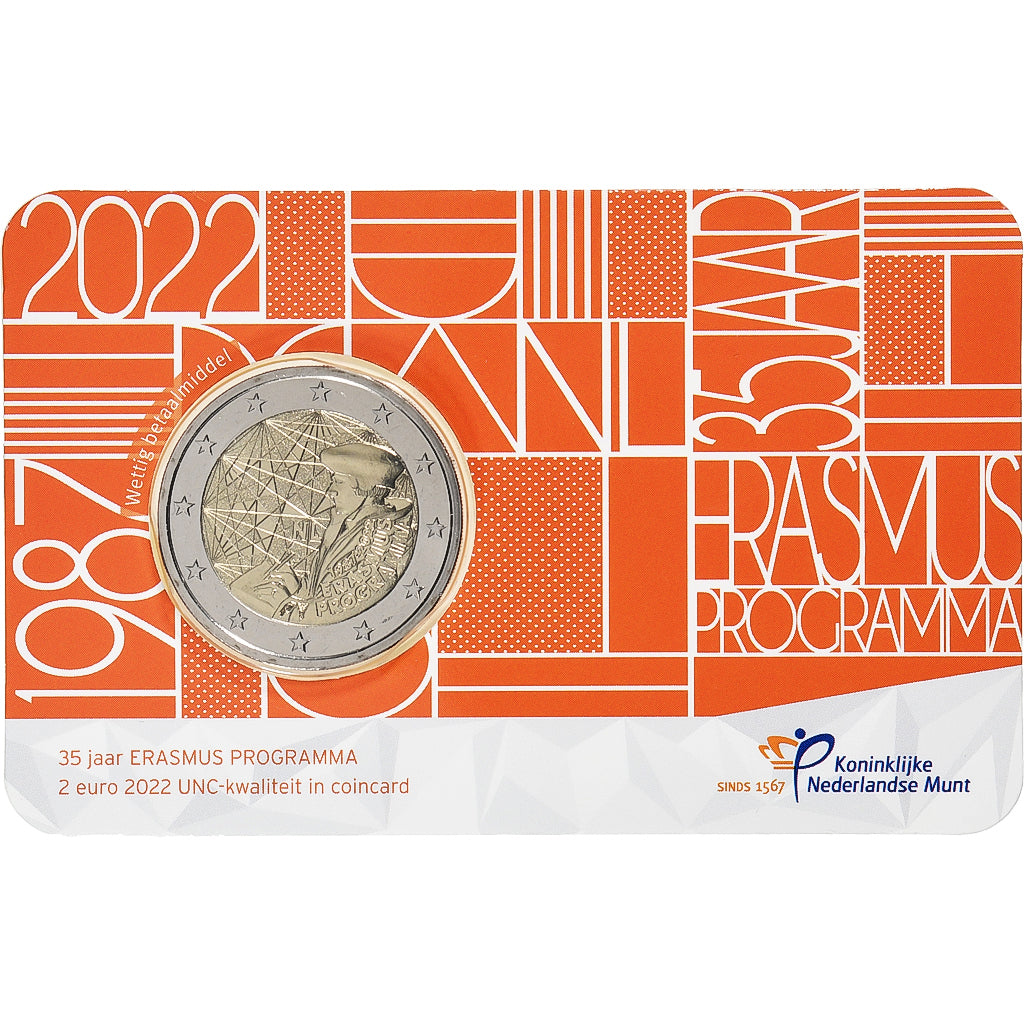 Netherlands, 2 Euro, Erasmus, BU, 2022, Utrecht, Bi-Metallic, MS(65-70)