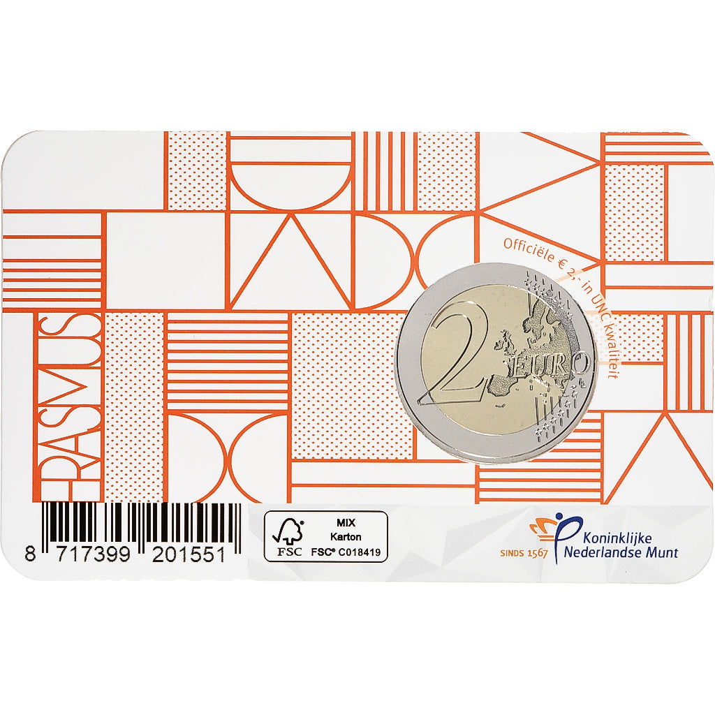 Netherlands, 2 Euro, Erasmus, BU, 2022, Utrecht, Bi-Metallic, MS(65-70)