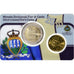 San Marino, 2€ + 10cts, Coin card.FDC, 2010, Rome, MS(65-70)