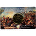 Belgium, 2-1/2 Euro, Bataille de Waterloo, Coin card, 2015, Brussels, Brass