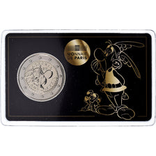France, 2 Euro, 60 ans d'Astérix, Coin card.FDC, 2019, MDP, Bi-Metallic