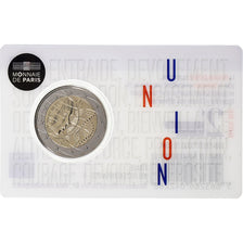 Francia, 2 Euro, Recherche médicale, UNION, Coin Card. BU, 2020, MDP