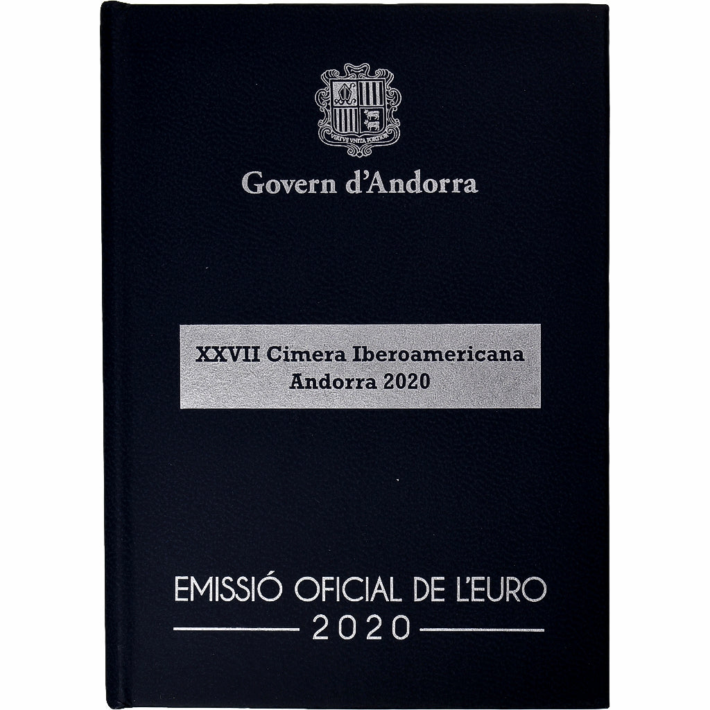 Andorra, 2 Euro, Ibero-American Summit, Coin card.Proof, 2020, Bi-Metallic