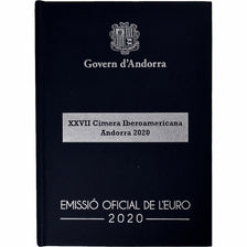 Andorra, 2 Euro, Ibero-American Summit, Coin card.Proof, 2020, Bi-Metallic